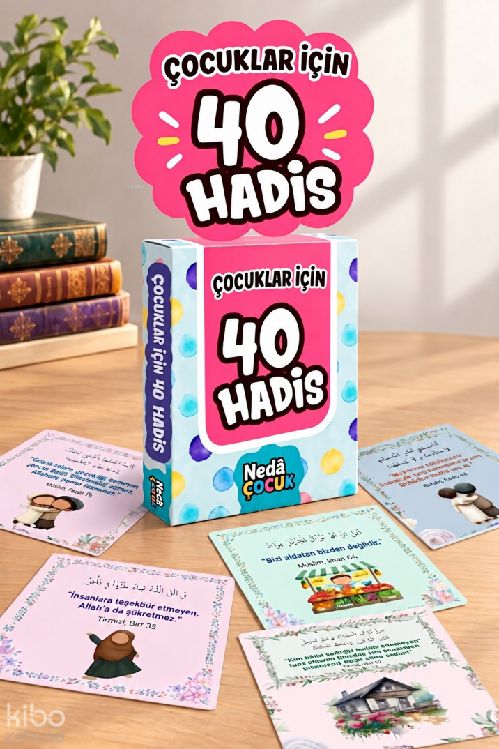Çocuklar İçin 40 Hadis Kartı - 1