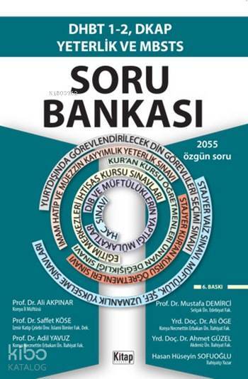 DHBT 1-2, DKAP, Yeterlilik ve MBSTS Soru Bankası