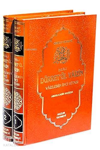 Duâlı Dürretül Vâizîn (2 Cilt); Vaizlerin İnci Kitabı - 1
