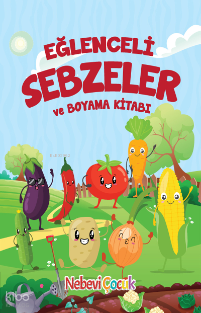 Eğlenceli Sebzeler ve Boyama Kitabı - 1