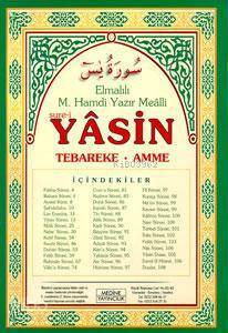 Elmalılı M. Hamdi Yazır Mealli| Yasin Cüzü - 1