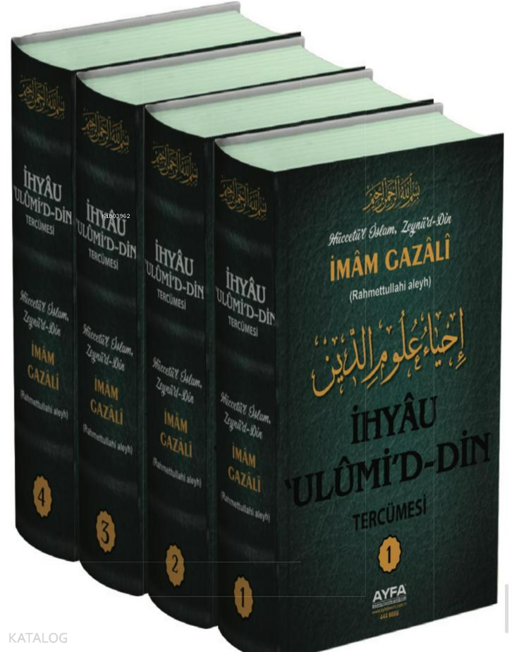 İhyau Ulumid-Din Tercümesi 4 Cilt;Yeşil Kağıt - 1