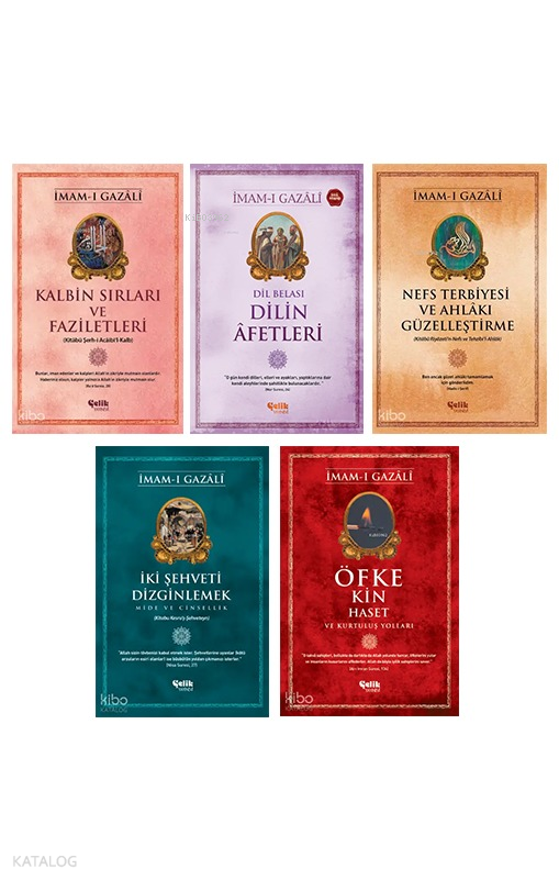 İmam Gazali Ahlakı Güzelleştirme Seti (5 Kitap) - 1