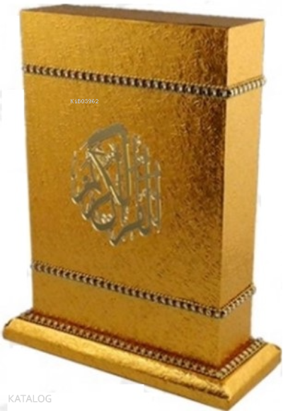 Kaplama Mühürlü Orta Boy Maketli Kuran-ı Kerim (kod:KP192GOLD) - 1