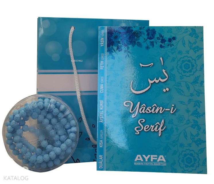 Karton Çantalı Çanta Boy Türkçeli 80 Sayfa Yasin-İthal Kağıt-Pembe Renk - 1