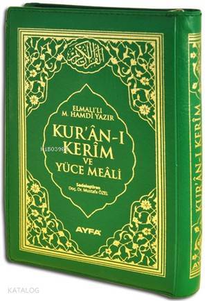 Kuran-ı Kerim ve Yüce Meali (Ayfa-110, Cep Boy, Ciltli, 17 Satır)