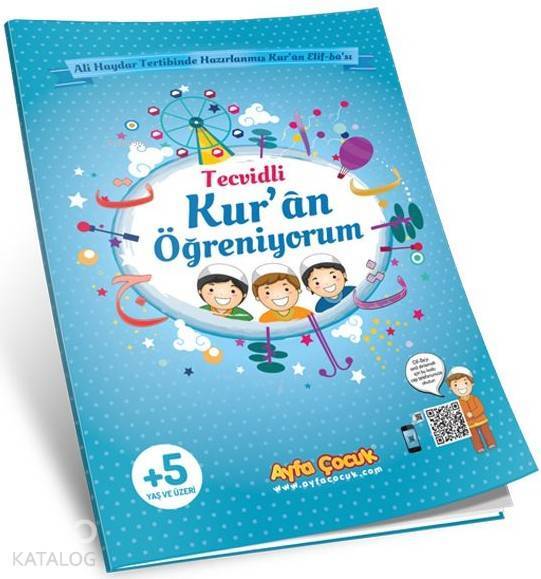 Kuran Öğreniyorum (Ayfa-161M, Orta Boy, Mavi, Tecvidli); Çocuk Elif-Bası - 1