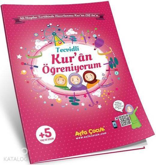 Kuran Öğreniyorum (Ayfa-161P, Orta Boy, Pembe, Tecvidli); Çocuk Elif-Bası - 1