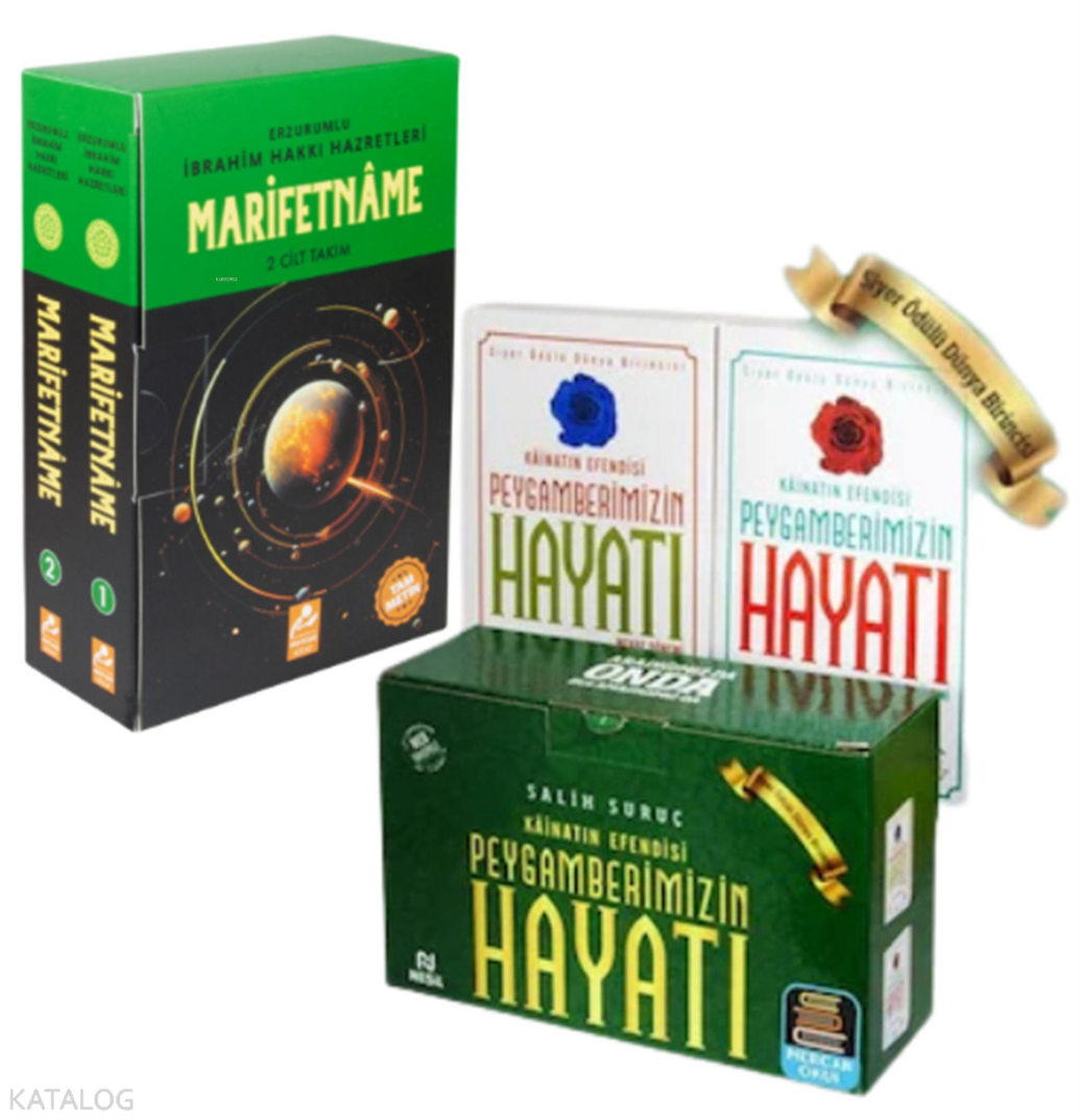 Marifetname (Orjinal Tam Metin) - Peygamberimizin Hayatı Mekke Dönemi ve Medine Dönemi (4 Kitap) - 1