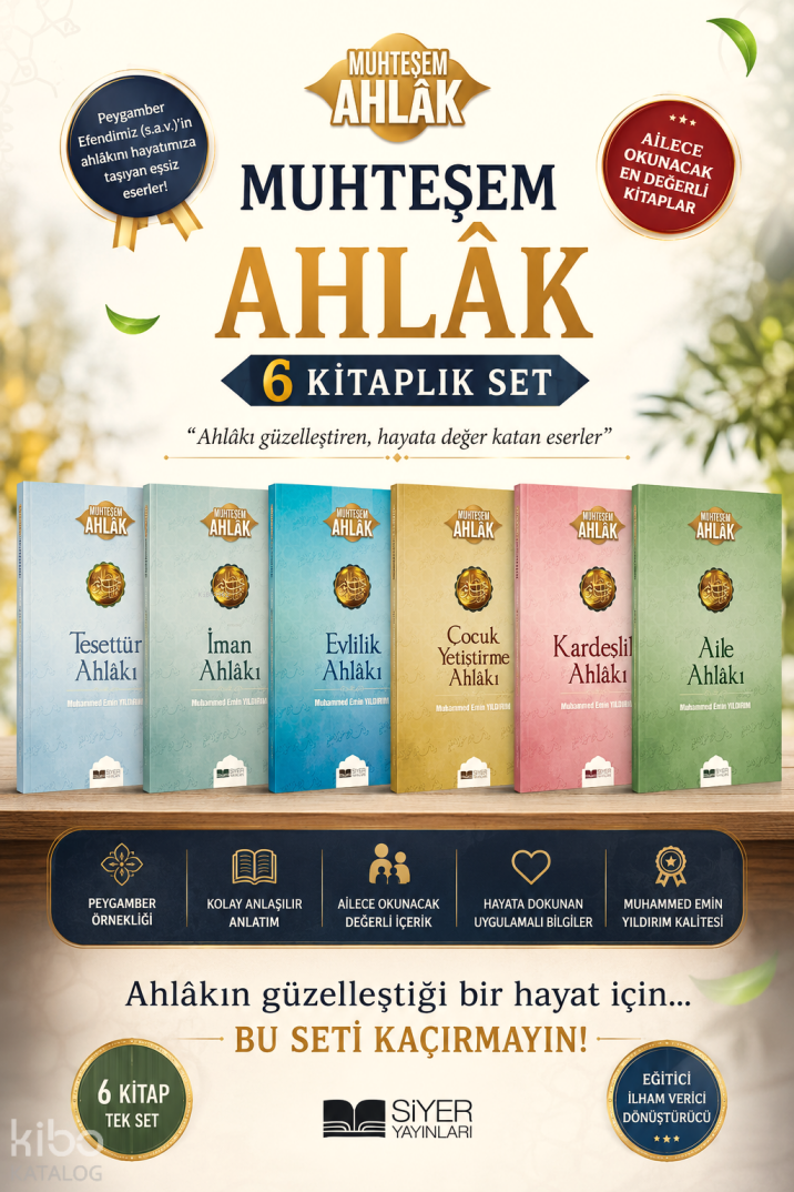 Muhteşem Ahlak Seti (6 kitap) - 1