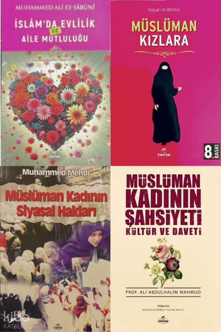 Müslüman Kadının Ahlak ve Kültürü Serisi (4 Kitap) - 1