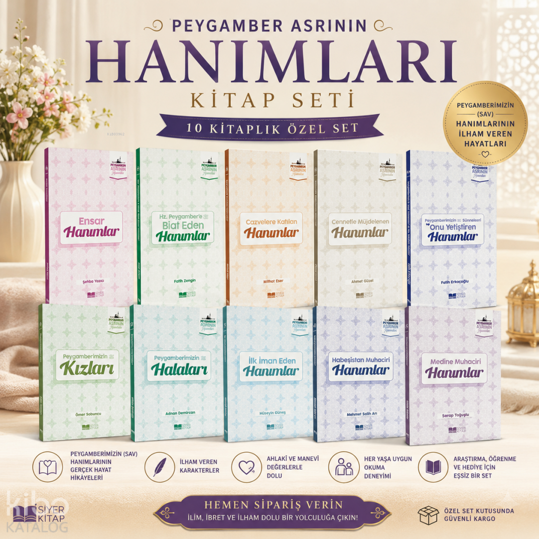 Peygamber Asrının Hanımları Kitap Seti (10 KİTAP) - 1