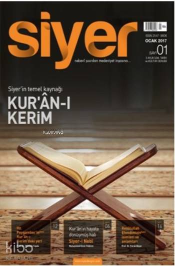 Siyer İlim Tarih ve Kültür Dergisi 1 Sayı; Sayı 1 - 1