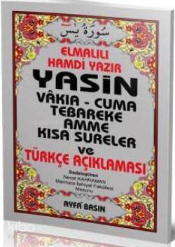 Yasin Satır Altı Mealli; (KOD 009 - Çanta Boy)